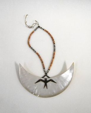 Necklace with Half-Moon Pendant