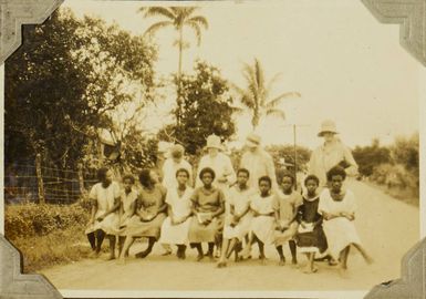 Schoolgirls at the Methodist Mission, Davuilevu, 1928