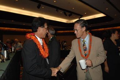 [Assignment: 48-DPA-09-29-08_SOI_K_Isl_Conf_AM] Insular Areas Health Summit [("The Future of Health Care in the Insular Areas: A Leaders Summit") at the Marriott Hotel in] Honolulu, Hawaii, where Interior Secretary Dirk Kempthorne [joined senior federal health officials and leaders of the U.S. territories and freely associated states to discuss strategies and initiatives for advancing health care in those communinties [48-DPA-09-29-08_SOI_K_Isl_Conf_AM_DOI_0416.JPG]