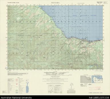 Solomon Islands, Guadalcanal Island, Honiara, Series: X713, Sheet 7729 I, 1960, 1:50 000