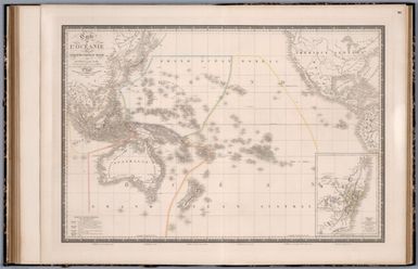 Carte de L'Oceanie ou Cinquieme Partie du Monde. (inset) Details d'une Partie de la Nouvelle Galles Meridionale.