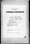 Patrol Reports. West Sepik District, Green River, 1963 - 1964