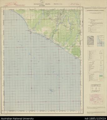 Papua New Guinea, Bougainville Island, Aitara, 1 Inch series, Sheet 3159, 1945, 1:63 360