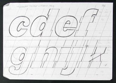 Churchward Conserif UltraBold Italic Sketch