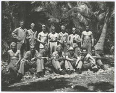 [Servicemen on Mogmog Island]