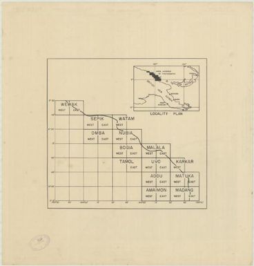 Provisional map, northeast New Guinea: Malala East (Sheet Malala East)