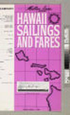 Hawaii sailings and fares