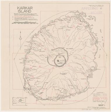 Karkar Island (appendix 9) / Allied Geographical Section