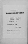 Patrol Reports. Central District, Goilala, 1954-1955