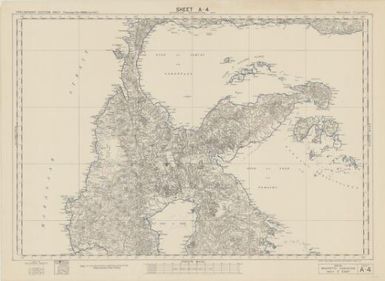 Australian aeronautical map (Sheet A4)