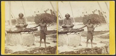 Chief and Tomb at Noatau, Rotumah [Rotuma]