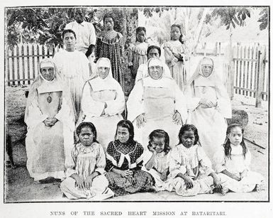Nuns of the Sacred Heart mission at Butaritari in the Gilbert Islands