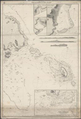 New Caledonia. Isle of Pine to Uen Island / From the French Imperial Surveys of 1854-67 Isle of Paris by Captn. H.M. Denham, R.N.F.R.S. 1854 ; Engraved under the direction of Captn. G.A. Bedford by J. & C. Walker ; Drawn for engraving by E.J. Powell of the Hydrographic Office