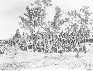 MOTUPINA POINT AREA, BOUGAINVILLE ISLAND. 1945-01-20. PERSONNEL OF "C" TROOP, NO.5 BATTERY, 2ND FIELD REGIMENT