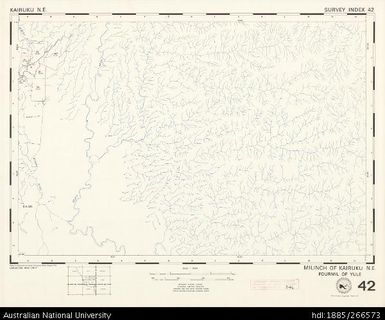 Papua New Guinea, Kairuku NE, Survey Index 42, 1:50 000, 1974