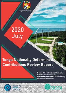 Tonga's Second Nationally Determined Contributions review report