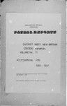 Patrol Reports. West New Britain District, Kandrian, 1966 - 1967