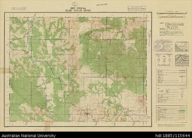 Papua New Guinea, New Guinea, Kemp Welch River, 1 Inch series, Sheet 2026, 1943, 1:63 360