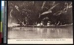 Boating down the Gagan river on Buka Island, Papua New Guinea, ca.1900-1930