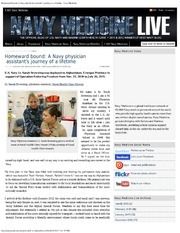 Homeward Bound: A Navy Physician Assistant’s Journey Of A Lifetime