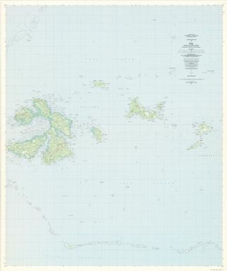 Topographic map of Tol, State of Truk (Chuk), Federated States of Micronesia: Tol