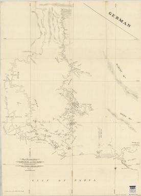 Report on petroleum in Papua: Map of the country between Purari Delta and Yule Island (Sheet 2)