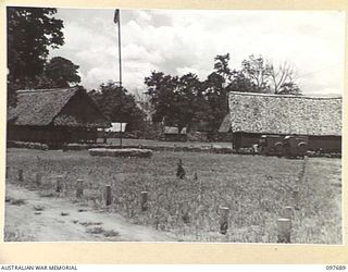 NADZAB, NEW GUINEA. 1945-10-05. BATTALION HEADQUARTERS M SPECIAL UNIT INFANTRY BATTALION