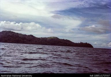 South coast of Watom from sea