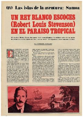 ["Las islas de la aventura IV: Un rey blanco escocés (Robert Louis Stevenson) en el paraíso tropical"]