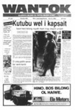 Wantok Niuspepa--Issue No. 0936 (June 11, 1992)