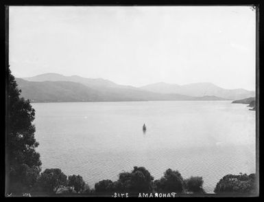 [Harbour from Mr G. G. Russell's, Nukualofa [Nuku'alofa], Tonga]