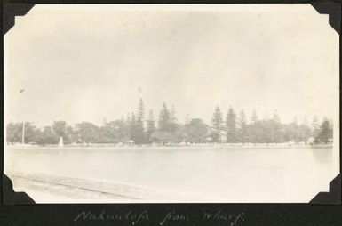 Nukuʾalofa from the wharf, Tonga, 1929 / C.M. Yonge