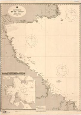 [German nautical charts of German New Guinea, Micronesia, Samoa and Kiautschou]: S-Stiller Ozean. Neu Guinea. Kaiser Wilhelms Land. Hüon Golf. (Sheet 515)
