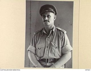 LAE, NEW GUINEA. 1945-10-04. LIEUTENANT COLONEL G. SELL, ASSISTANT ADJUTANT GENERAL, HEADQUARTERS FIRST ARMY