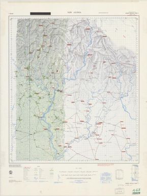New Guinea, Border (special) 1:100,000 (sheet 5)