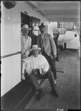 South Sea Islands Cruise, S.S. Mapourika, J.Allen, Cameron, Woods 1903