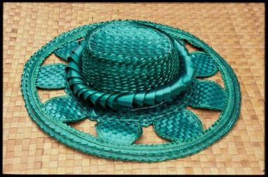 Raffia hat, Manihiki, Cook Islands