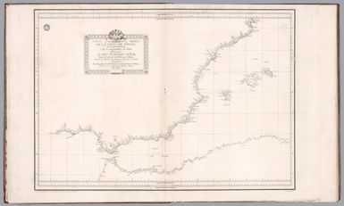 Carta esferica de la Costa de Espana en el Mediterraneo, y de su correspondiente de Africa ... Construida por el Brigadier de la Rl. Armada D. Vicente Tofino de S. Miguel. Ano 1786. Grabada por Ml. Sdr. Carmona Grabador de Camara de S.M. y del Rey de Francia. Escrita por Sgo. Drouet. (to accompany) Atlas maritimo de Espana : Madrid MDCCLXXXIX (1789).