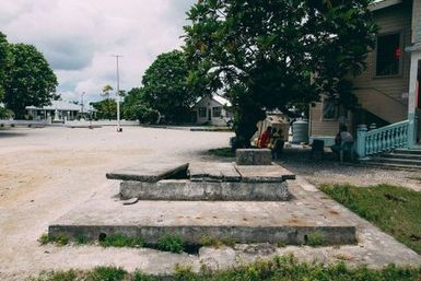 Abandoned waterwell, Fakaofo, Tokelau