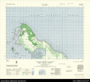 Papua New Guinea, New Ireland, Kavieng, Series: AMS T795, Sheet 5950 II, 1959, 1:50 000