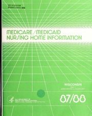 Medicare/Medicaid nursing home information, 1987-1988