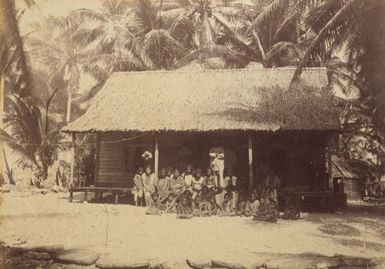 Trader's House Fakaafo. From the album: Views in the Pacific Islands