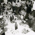 Inauguration of the Tahitian church of Noumea : the meal