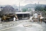 French Polynesia, construction site in Papeete