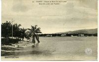 62 - Tahiti - Pointe de Motu Uta et PapeeteMotu-Uta point and Papeete