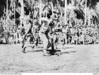 RABAUL, NEW BRITAIN. 1945-10-12. THE COMPONENTS OF THE JAPANESE WAR HEAD DETONATING DEVICE MARK 1, DISPLAYED BY 33 FIELD SECURITY SECTION