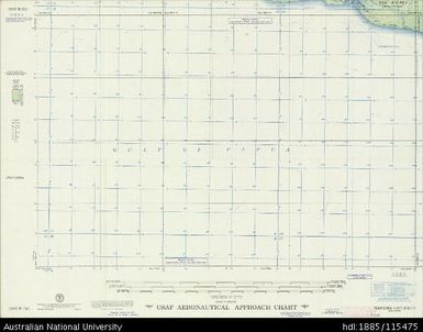 Papua New Guinea, New Guinea, Karama, Aeronautical Approach Chart Series, Sheet 1097 B-II-G, 1958, 1:250 000