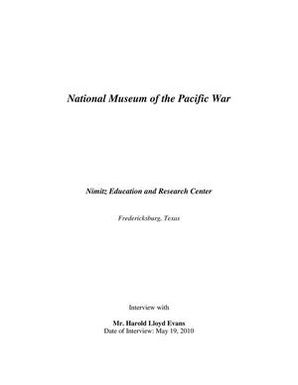 Oral History Interview with Harold Evans, May 19, 2010