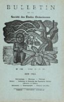 Bulletin de la Société des Études Océaniennes numéro 135