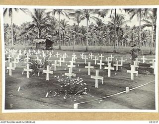 MILNE BAY, NEW GUINEA. 1943-06-27. MILNE BAY WAR CEMETERY, SITUATED NEAR NO. 10 CASUALTY CLEARING STATION, OFF NO. 4 ROUTE